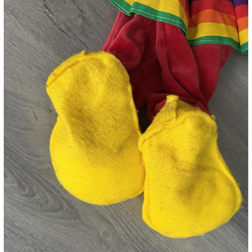 Vintage Simply Basic Infant Rainbow Colorful Clown Halloween Costume Size 0-3 M
